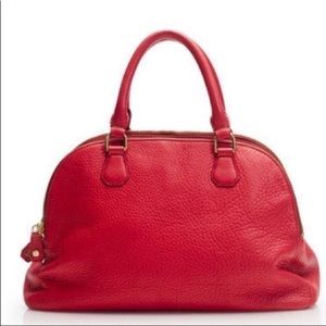 J. Crew Red Biennial Satchel Handbag. NWT